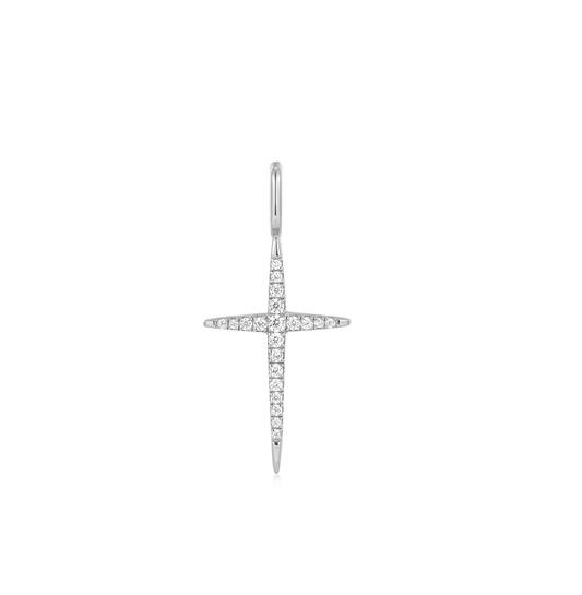  Pop Charms - Pendants - Silver / Rhodium plated - Zirconia